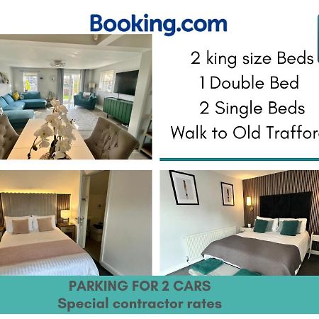 Waterside Mufc & Trafford Centre Townhouse 4 Bedroom Free Parking 맨체스터 외부 사진
